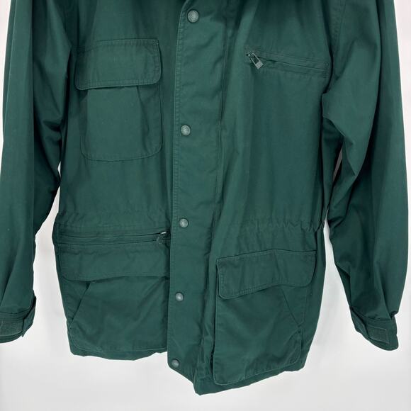 Eddie Bauer Hooded Jacket Chore Barn Coat Parka Mens M Plaid Wool Lined Field - Picture 5 of 10